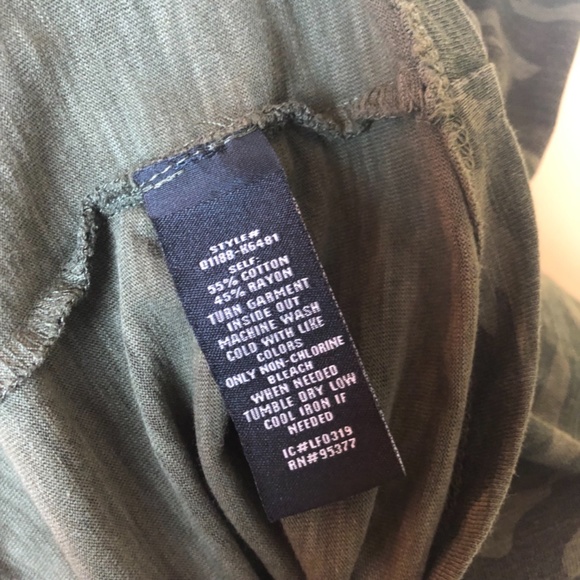 NWOT, GAP Cargo Dress, Khaki Green w/Draw String Waist - Picture 8 of 16